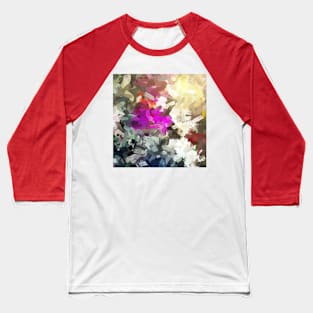 Pink Dream Abstract Painting Baseball T-Shirt